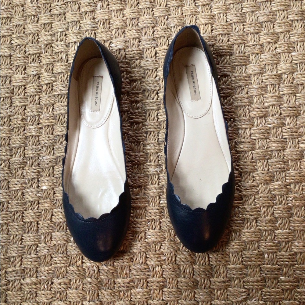 Fabio Rusconi navy scallop flats